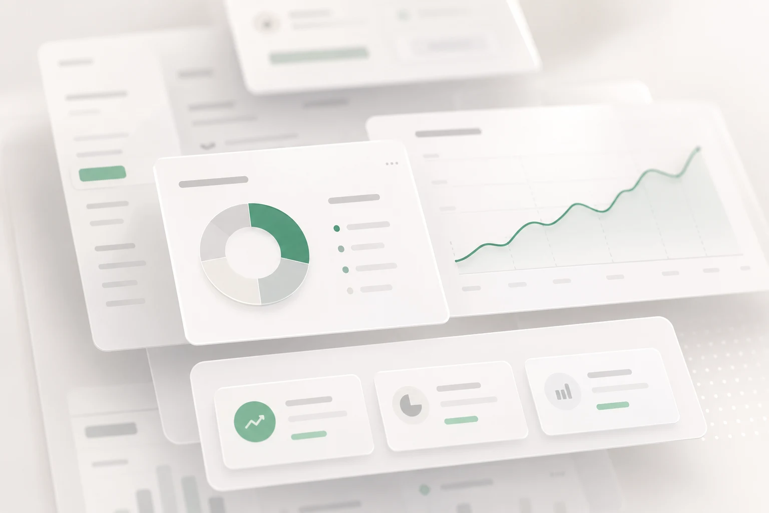 Abstract illustration of a internal business tool